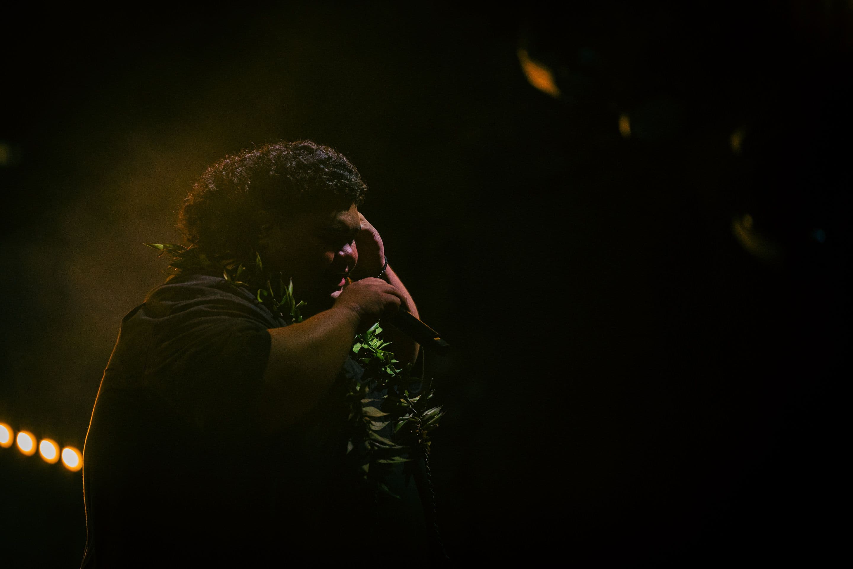 Iam Tongi on stage